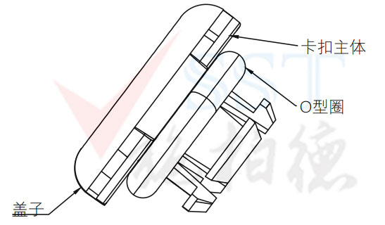 卡扣型透气阀