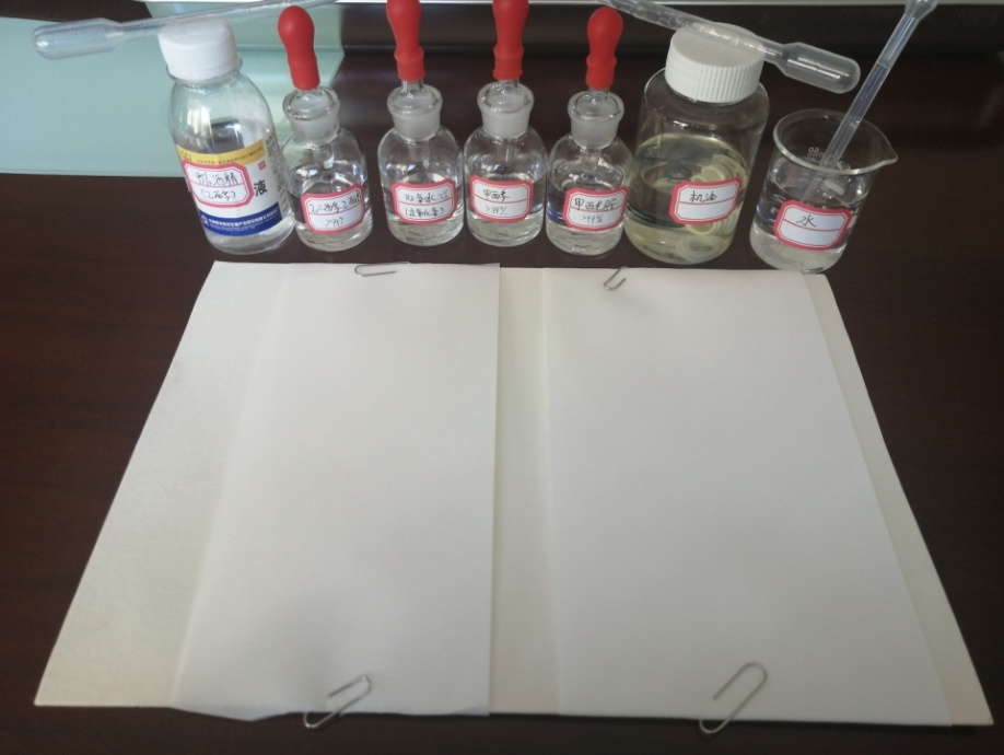 SST施柏德通用疏油测试-(原理和实验测试结果) 防水透气产品应用图