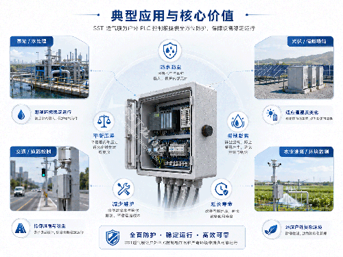户外PLC控制箱散热防潮_施柏德防水透气阀应用