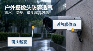 户外监控摄像头为什么会起雾？SST施柏德ePTFE透气膜应用办法 封面图