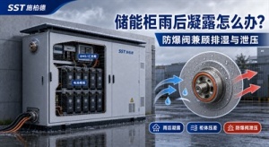 户外储能柜雨后凝露压差与防爆阀排湿泄压封面图