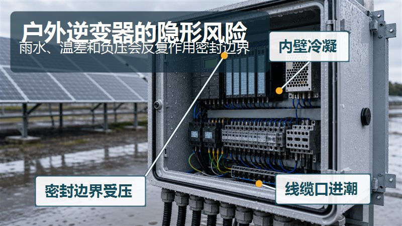 SST施柏德金属螺纹透气阀用于光伏逆变器内壁凝露和线缆口进潮控制