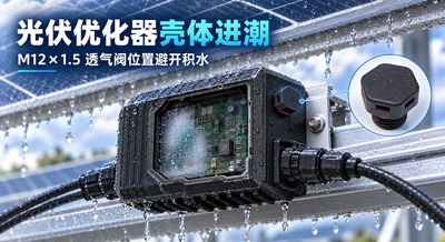 光伏优化器冷热切换后凝露？别忽略压力平衡位置 封面图